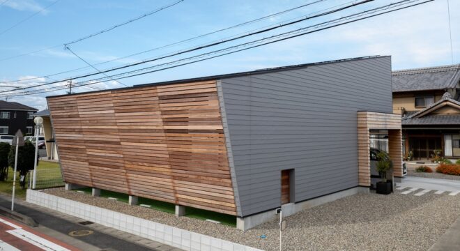 岐阜県の新築注文住宅の外観